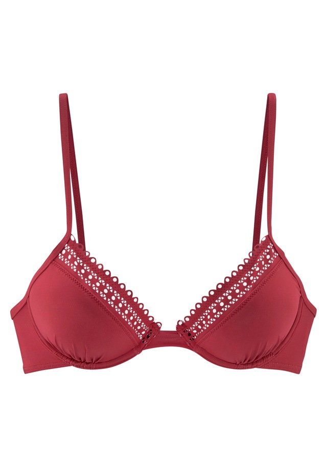 s.Oliver Bügel-Bikini-Top »Aiko« mit Häkeloptik