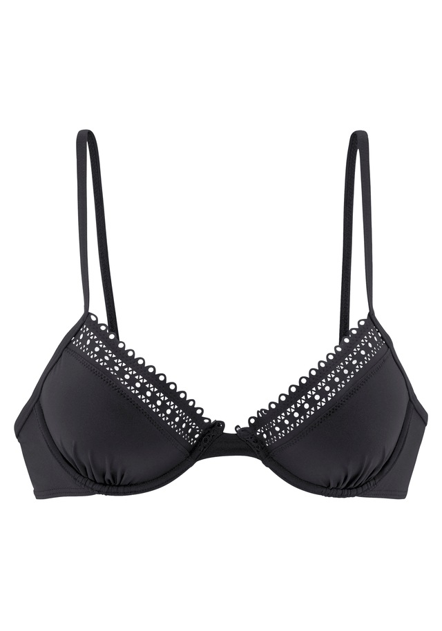 s.Oliver Bügel-Bikini-Top »Aiko« mit Häkeloptik