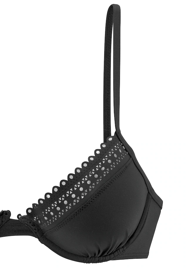 s.Oliver Bügel-Bikini-Top »Aiko« mit Häkeloptik