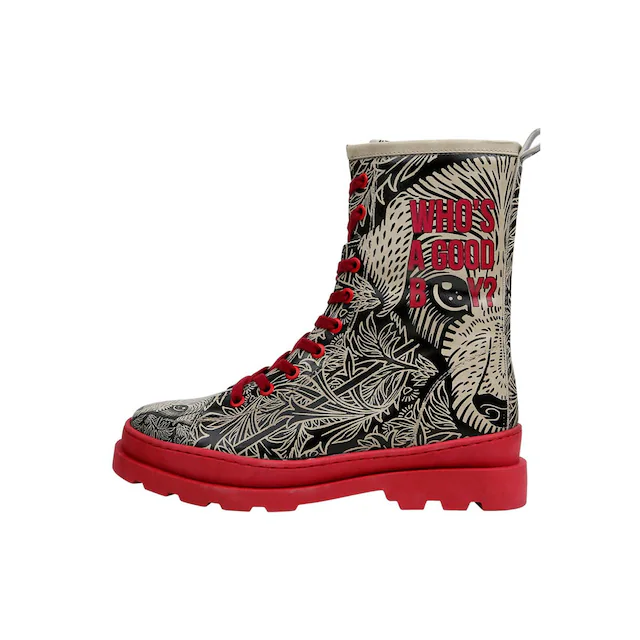 DOGO Stiefelette »Gisele Schnürstiefel Boots Let's Find A Place To Get Lost Damen« Handgefertigt