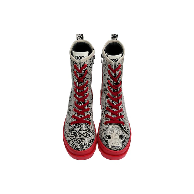 DOGO Stiefelette »Gisele Schnürstiefel Boots Let's Find A Place To Get Lost Damen« Handgefertigt