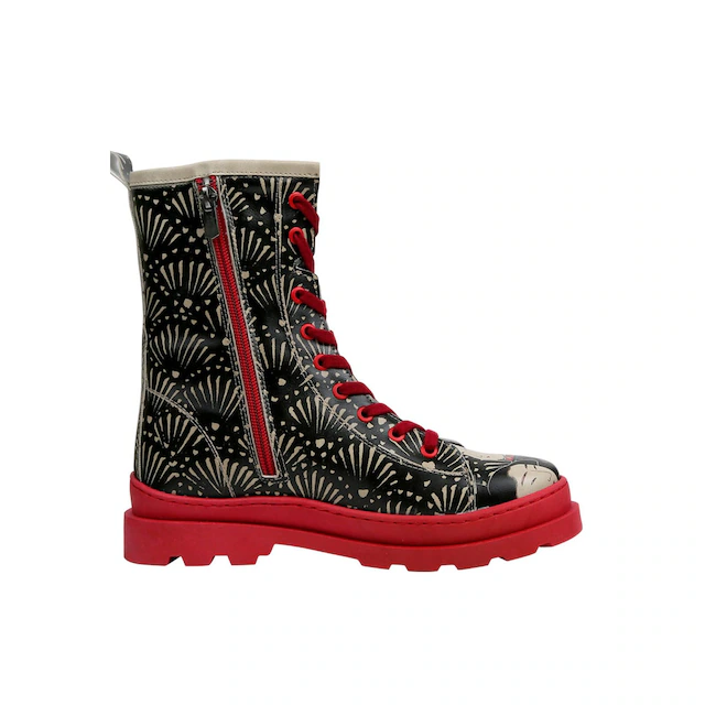 DOGO Stiefelette »Gisele Schnürstiefel Boots Let's Find A Place To Get Lost Damen« Handgefertigt