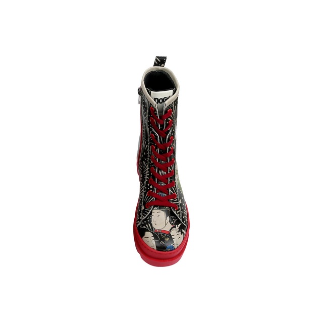 DOGO Stiefelette »Gisele Schnürstiefel Boots Let's Find A Place To Get Lost Damen« Handgefertigt