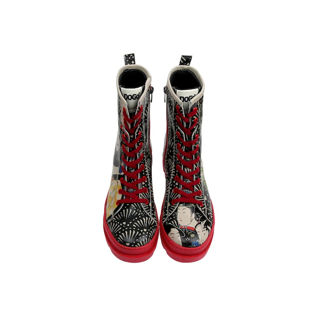DOGO Stiefelette »Gisele Schnürstiefel Boots Let's Find A Place To Get Lost Damen« Handgefertigt