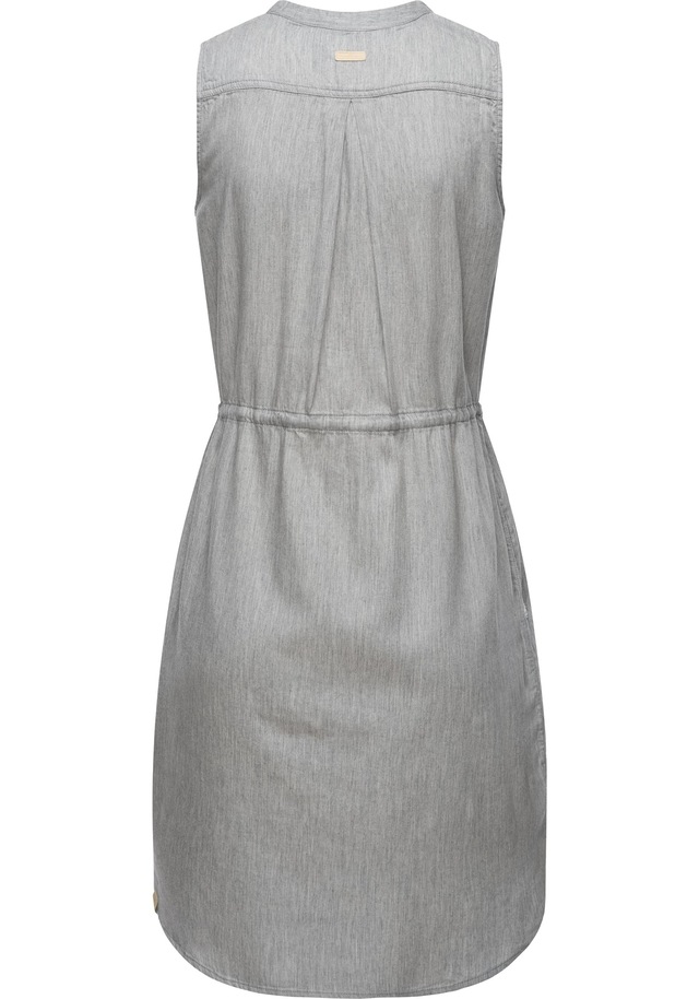 Ragwear Shirtkleid »Roisin Denim« Ohne Taschen stylisches Sommerkleid mit Bindeband