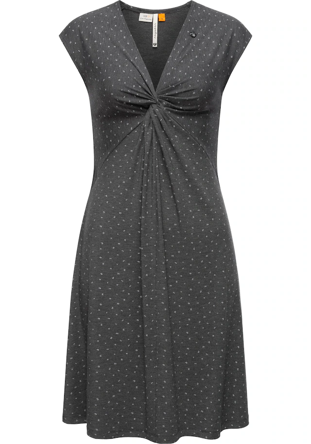 Ragwear Wickelkleid »Comfrey« Ohne Taschen stylisches Sommerkleid mit tiefem V-Ausschnitt