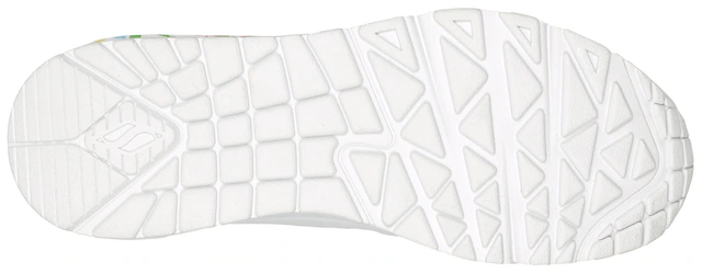 Skechers Sneaker »UNO - HIGHLIGHT LOVE« , Freizeitschuh, Halbschuh, Schnürschuh mit Herzchen-Print