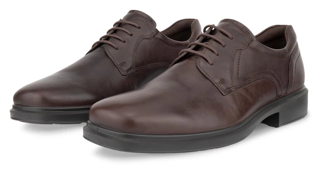 Ecco Schnürschuh »Helsinki 2« , Freizeitschuh, Halbschuh, Schnürschuh mit herausnehmbarem Fußbett