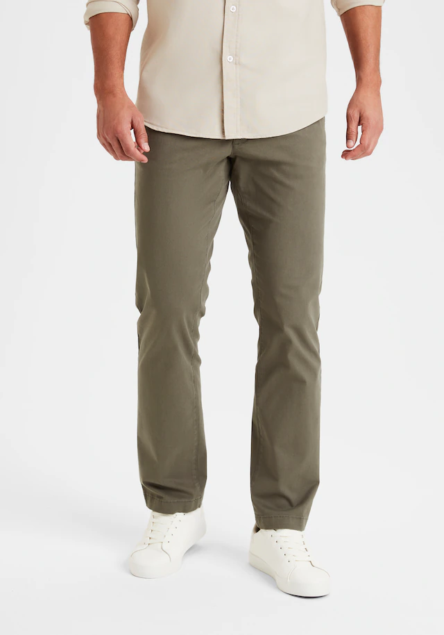 H.I.S Chinohose »- lange Hose in Regular-fit« aus elastischer Baumwoll-Qualität, in 2 Längen: 32 & 34