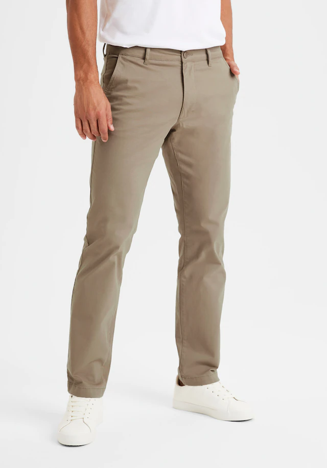 H.I.S Chinohose »- lange Hose in Regular-fit« aus elastischer Baumwoll-Qualität, in 2 Längen: 32 & 34