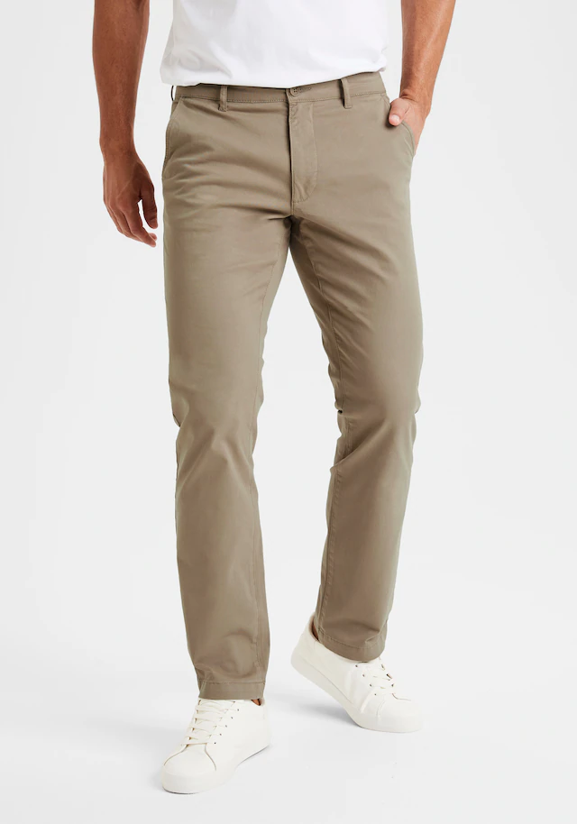 H.I.S Chinohose »- lange Hose in Regular-fit« aus elastischer Baumwoll-Qualität, in 2 Längen: 32 & 34