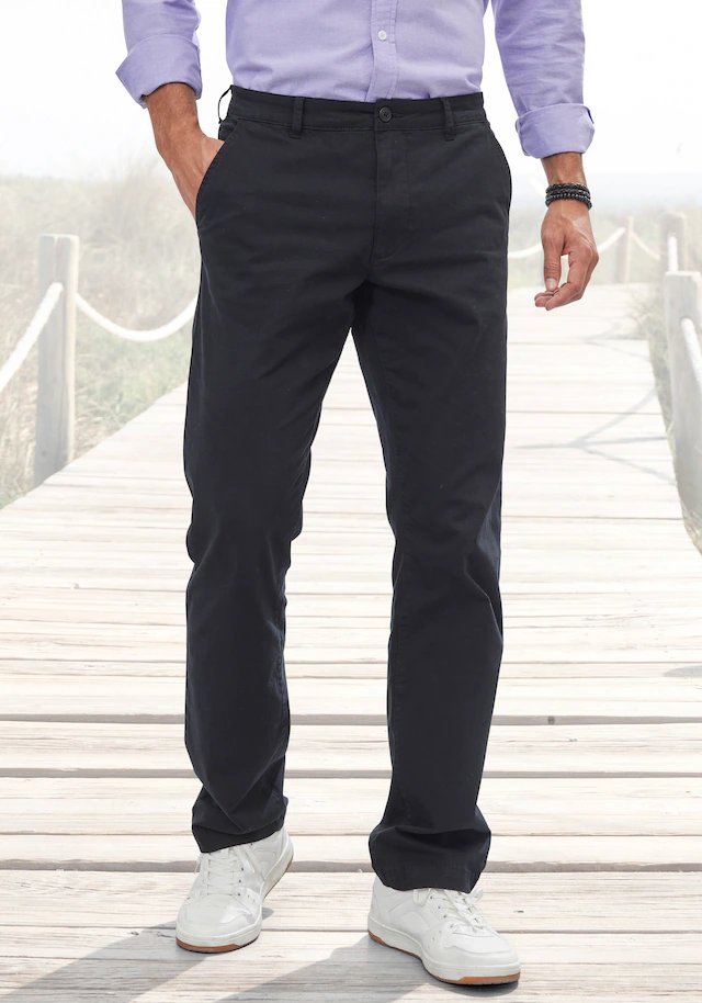 H.I.S Chinohose »- lange Hose in Regular-fit« aus elastischer Baumwoll-Qualität, in 2 Längen: 32 & 34