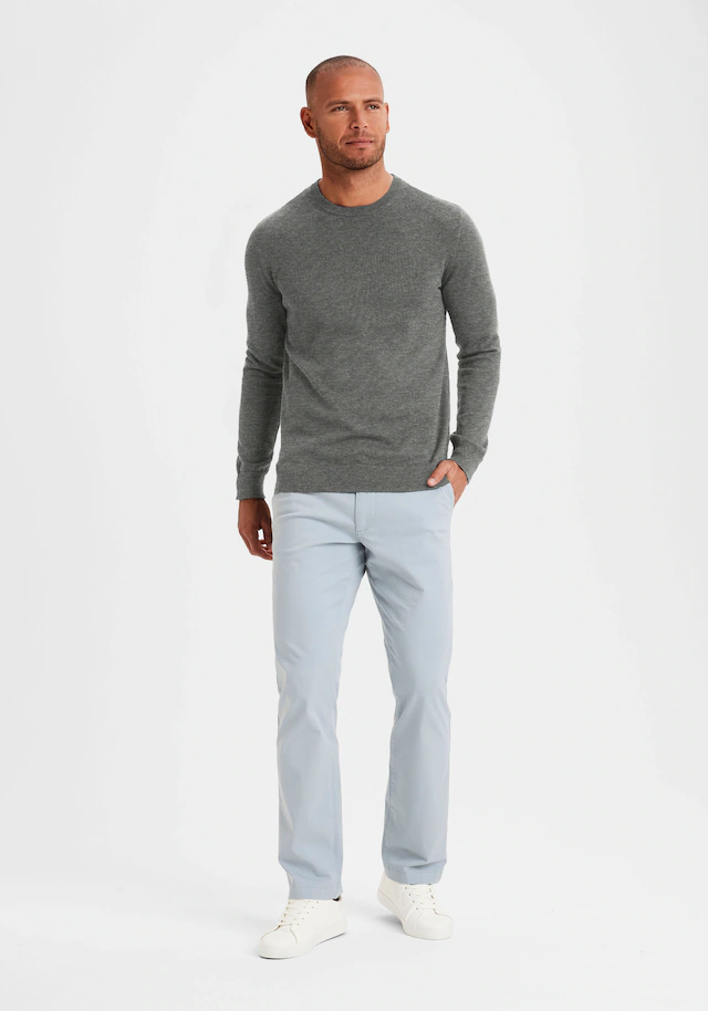 H.I.S Strickpullover Regular Fit, Langarm, Pullover aus Feinstrick, Baumwollmischung