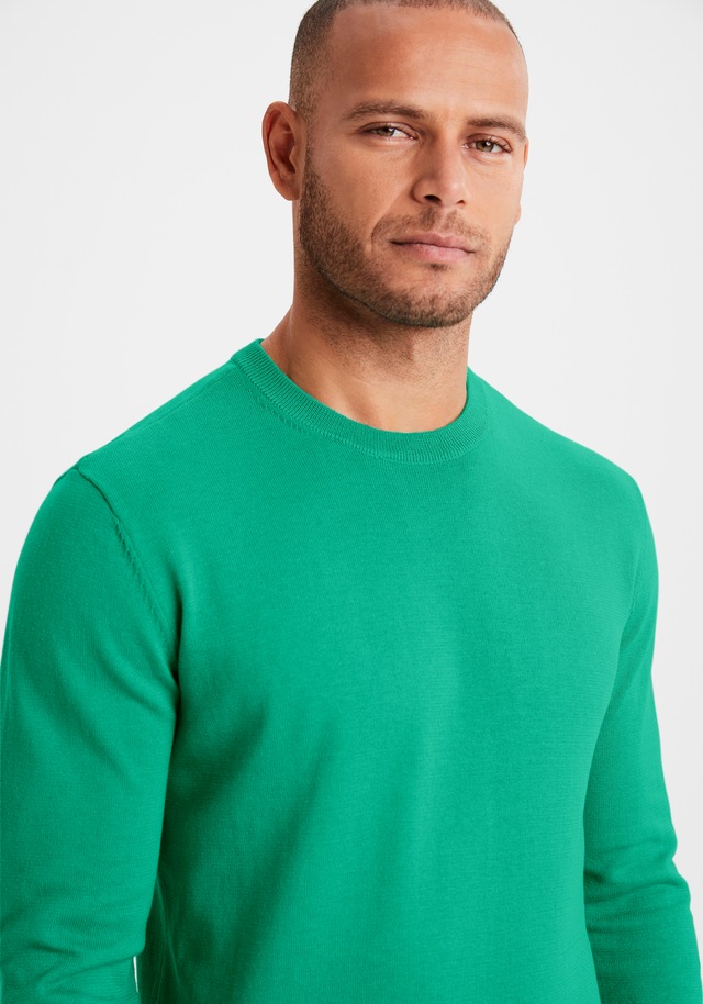 H.I.S Strickpullover Regular Fit, Langarm, Pullover aus Feinstrick, Baumwollmischung