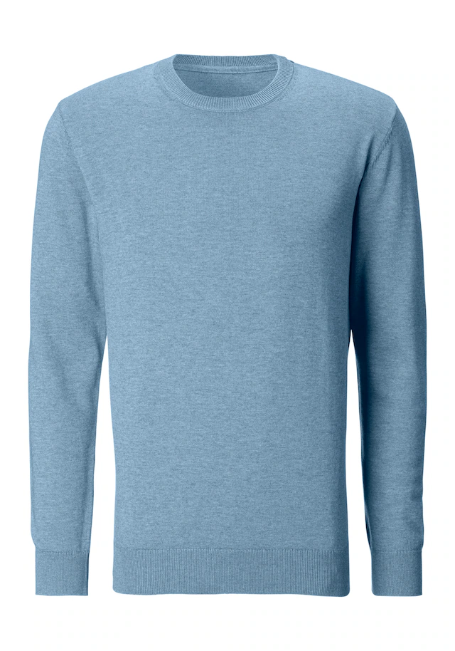 H.I.S Strickpullover Regular Fit, Langarm, Pullover aus Feinstrick, Baumwollmischung