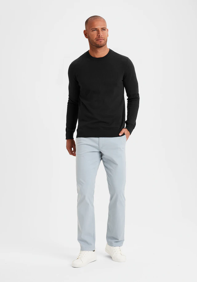 H.I.S Strickpullover Regular Fit, Langarm, Pullover aus Feinstrick, Baumwollmischung