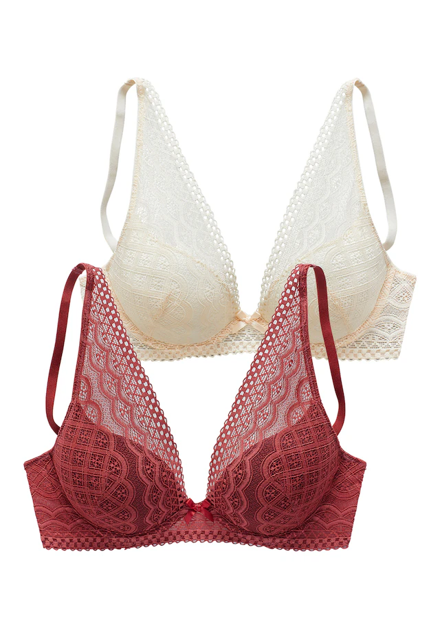 petite fleur by Lascana Push-up-BH Packung, in modischem High-Apex Schnitt