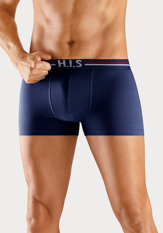 H.I.S Boxer »Boxershorts für Herren« Packung, 5 Stk. mit Streifen und Markenlogo im Bund