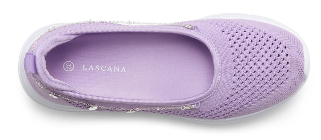 LASCANA Sneaker »Slip-On-Sneaker, Freizeitschuh, Slipper,« Ballerina, Halbschuhe zum Reinschlüpfen VEGAN