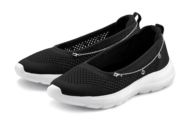 LASCANA Sneaker »Slip-On-Sneaker, Freizeitschuh, Slipper,« Ballerina, Halbschuhe zum Reinschlüpfen VEGAN