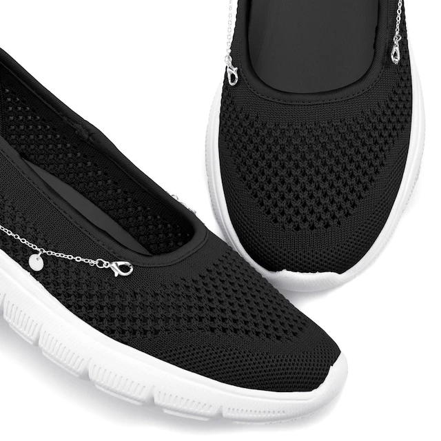 LASCANA Sneaker »Slip-On-Sneaker, Freizeitschuh, Slipper,« Ballerina, Halbschuhe zum Reinschlüpfen VEGAN