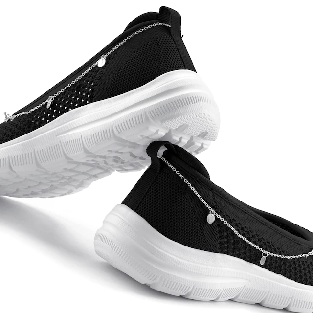 LASCANA Sneaker »Slip-On-Sneaker, Freizeitschuh, Slipper,« Ballerina, Halbschuhe zum Reinschlüpfen VEGAN