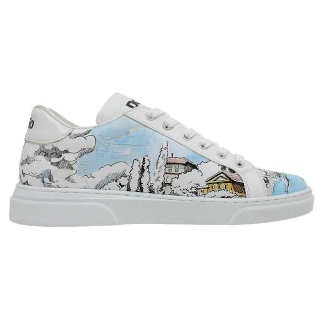 DOGO Sneaker »Ace Low-Top Sneaker Best Of Tweety And Sylvester Black Damen« Handgefertigt