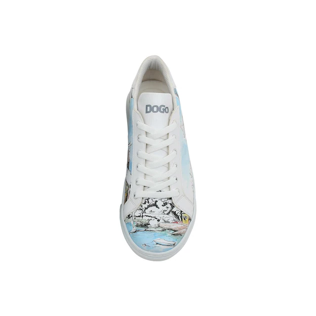 DOGO Sneaker »Ace Low-Top Sneaker Best Of Tweety And Sylvester Black Damen« Handgefertigt