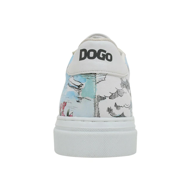 DOGO Sneaker »Ace Low-Top Sneaker Best Of Tweety And Sylvester Black Damen« Handgefertigt