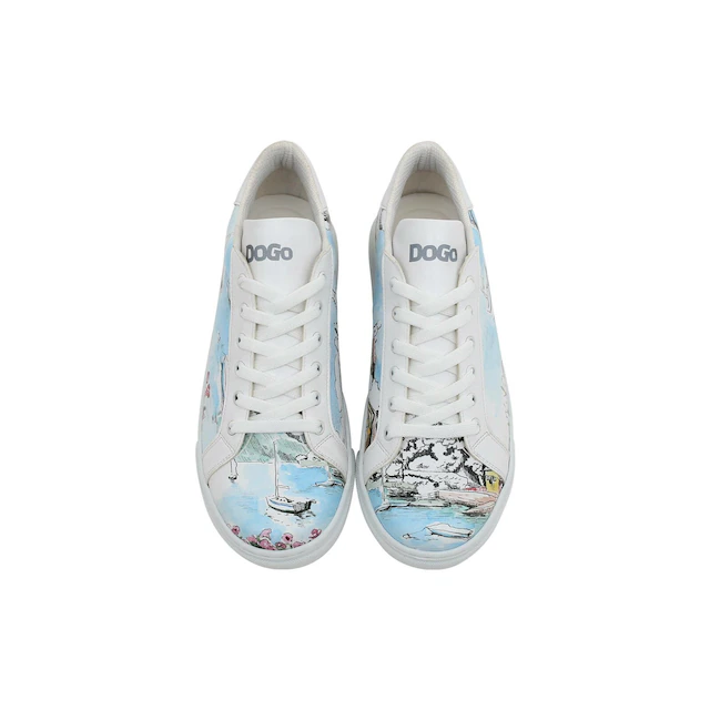 DOGO Sneaker »Ace Low-Top Sneaker Best Of Tweety And Sylvester Black Damen« Handgefertigt