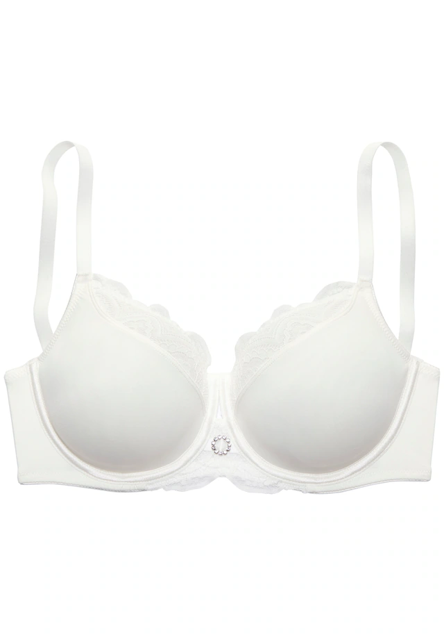 Nuance by Lascana Minimizer-BH mit Bügel & hübschem Schmuckaccessoire – ideal für große Größen