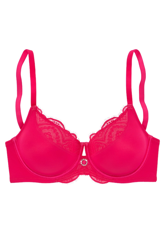 Nuance by Lascana Minimizer-BH mit Bügel & hübschem Schmuckaccessoire – ideal für große Größen