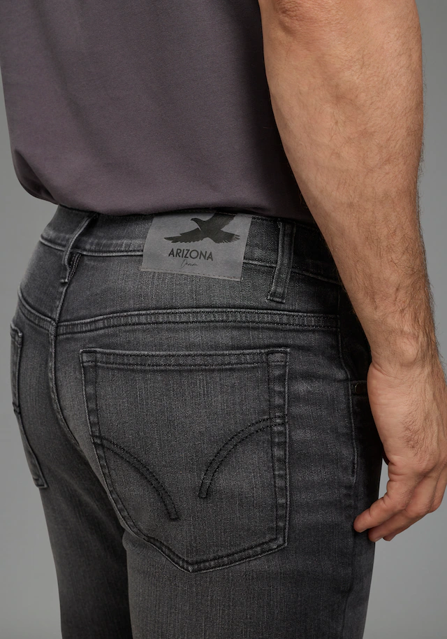 Arizona Gerade Jeans gerade geschnittenes Bein, niedrige Leibhöhe