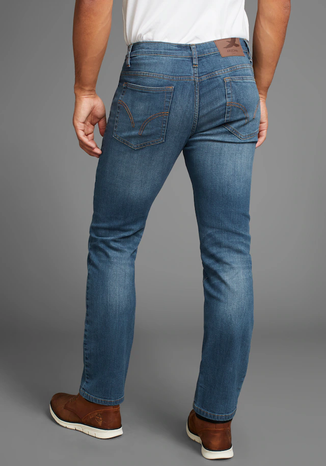 Arizona Gerade Jeans gerade geschnittenes Bein, niedrige Leibhöhe