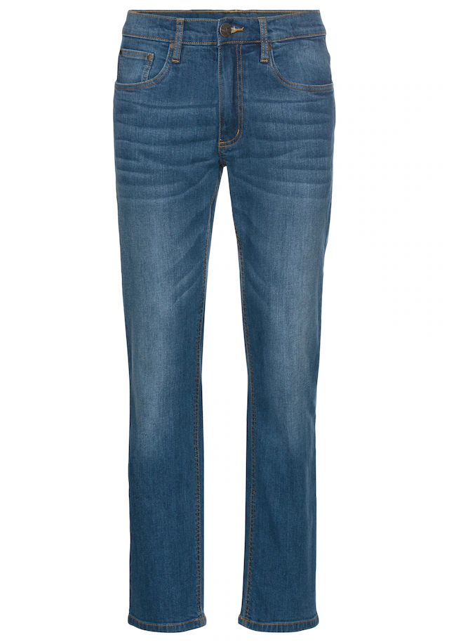 Arizona Gerade Jeans gerade geschnittenes Bein, niedrige Leibhöhe