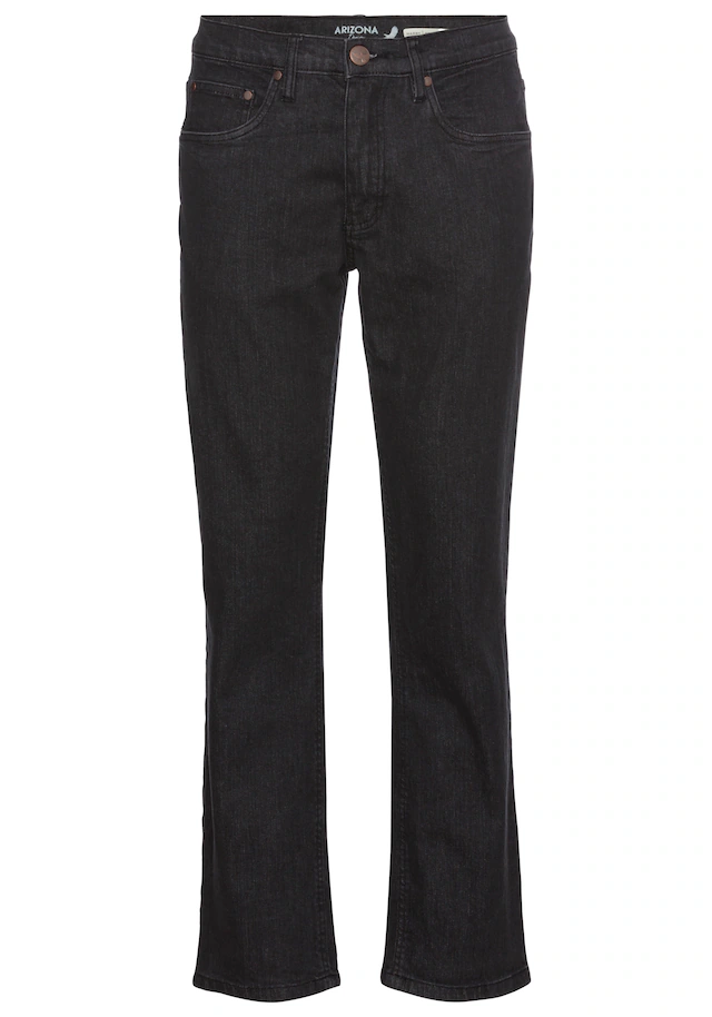 Arizona Gerade Jeans gerade geschnittenes Bein, niedrige Leibhöhe