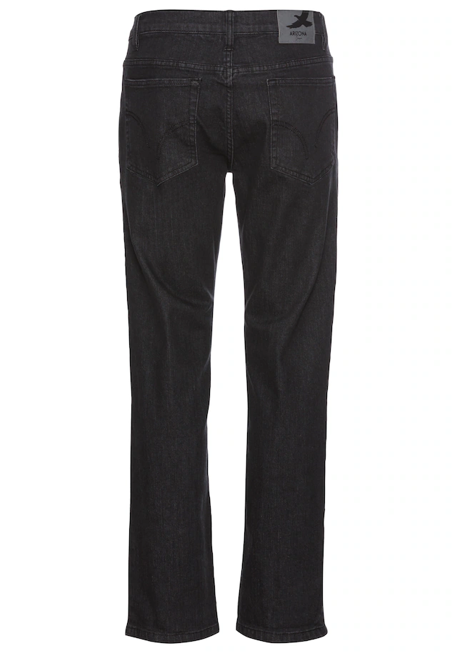 Arizona Gerade Jeans gerade geschnittenes Bein, niedrige Leibhöhe