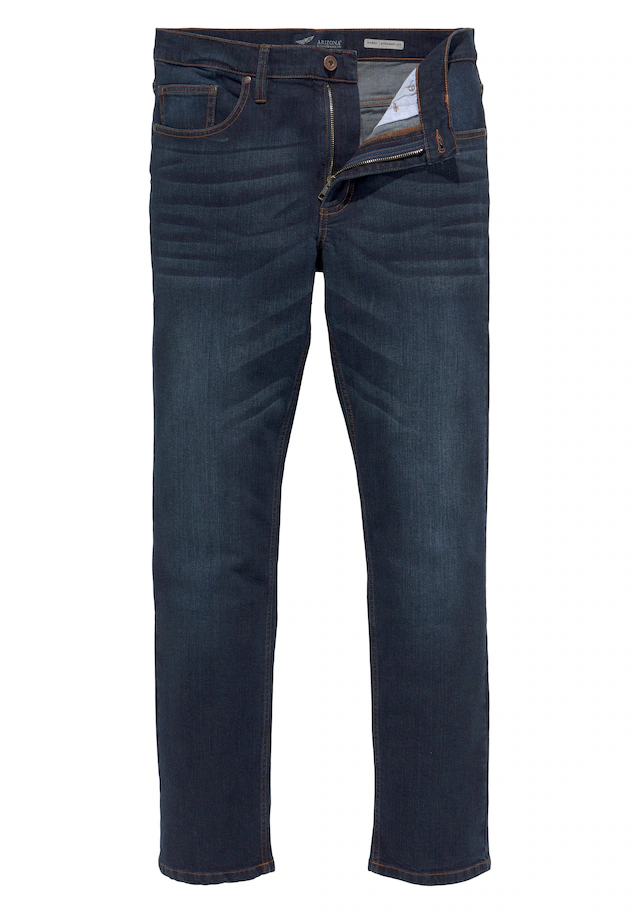 Arizona Gerade Jeans gerade geschnittenes Bein, niedrige Leibhöhe