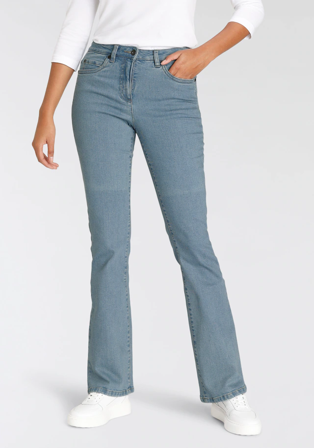Arizona Bootcut-Jeans hohe Leibhöhe