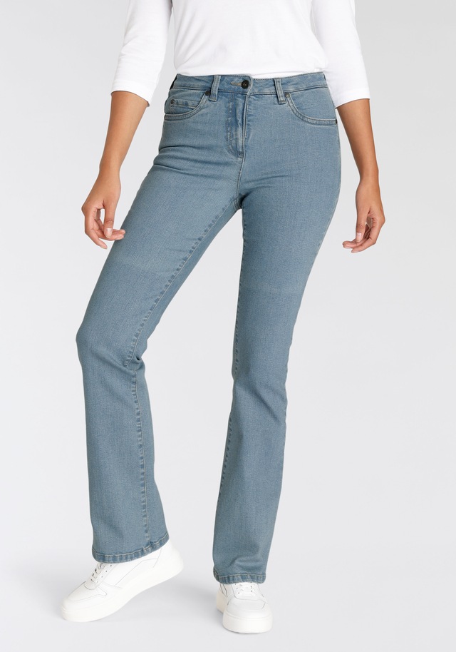 Arizona Bootcut-Jeans hohe Leibhöhe