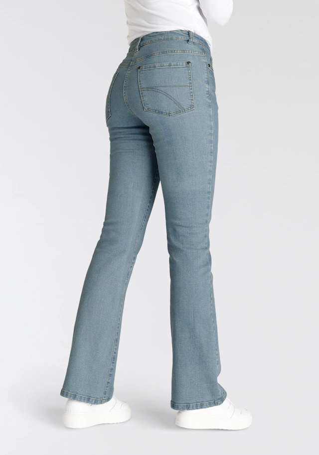 Arizona Bootcut-Jeans hohe Leibhöhe