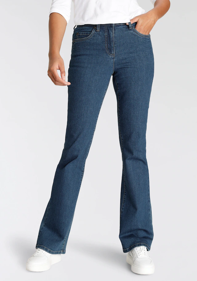 Arizona Bootcut-Jeans hohe Leibhöhe