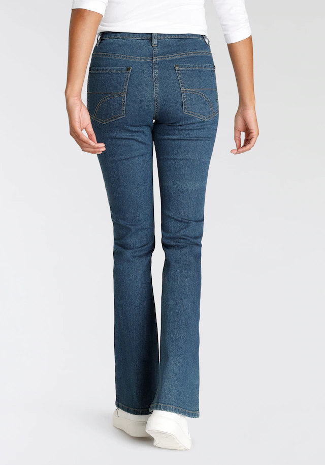 Arizona Bootcut-Jeans hohe Leibhöhe