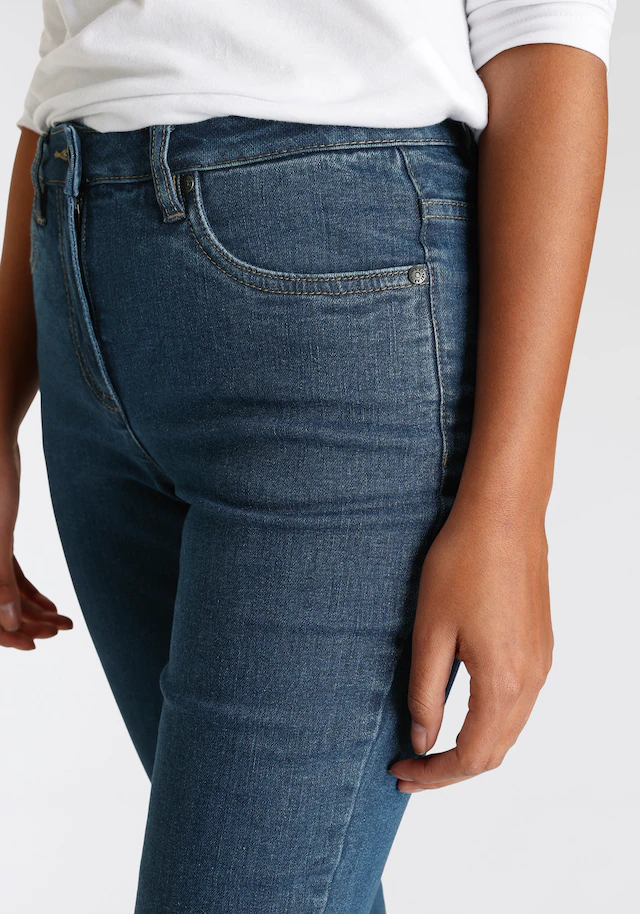 Arizona Bootcut-Jeans hohe Leibhöhe