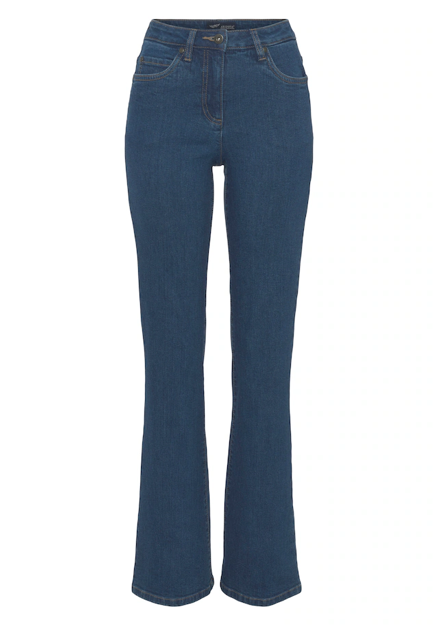 Arizona Bootcut-Jeans hohe Leibhöhe