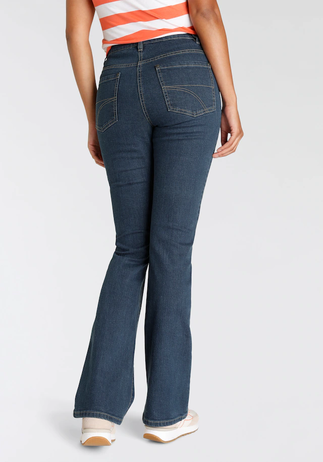 Arizona Bootcut-Jeans hohe Leibhöhe