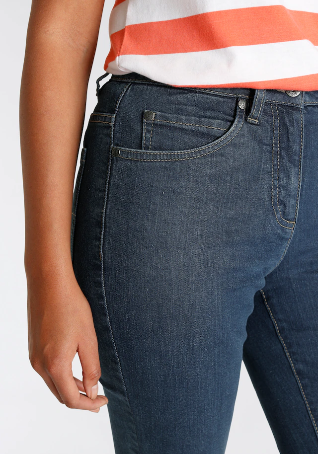 Arizona Bootcut-Jeans hohe Leibhöhe