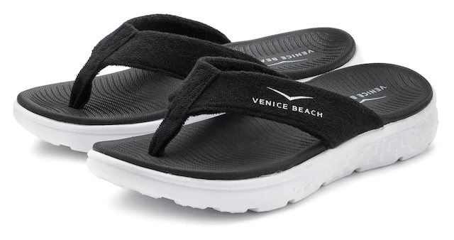 Venice Beach Badezehentrenner »Sandale, Badeschuh, Sommerschuhe, Badelatsche, Flip Flop, Badeschlappe« Zehentrenner mit wasserabweisender und leichter Sohle VEGAN