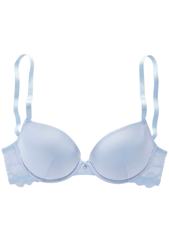 LASCANA Push-up-BH », BH mit Bügel, Alana« mit Seide und edler Spitze, Dessous
