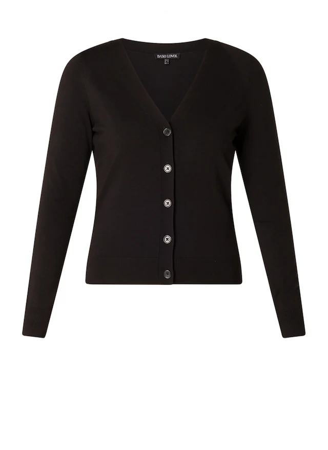 Base Level Strickjacke »Yvon« mit V-Ausschnitt